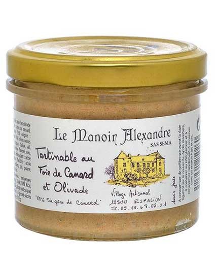 Tartinable au Foie de Canard et olivade "25% Foie Gras de Canard"