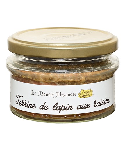 Terrine de Lapin aux Raisins - Bocal 100g