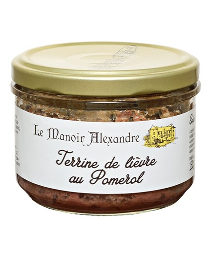 Terrine de Lièvre au Pomerol - Bocal 180g Terrine de Lièvre au Pomerol - Bocal 180g