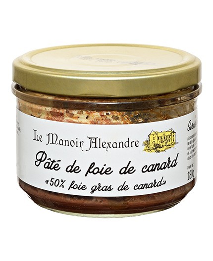 Pâté de Foie de Canard "50% Foie Gras de Canard"-Bocal 180 G