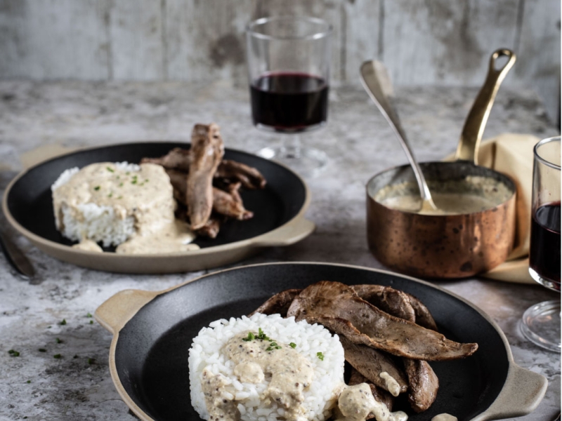 Recette – Aiguillette de canard sauce à la moutarde